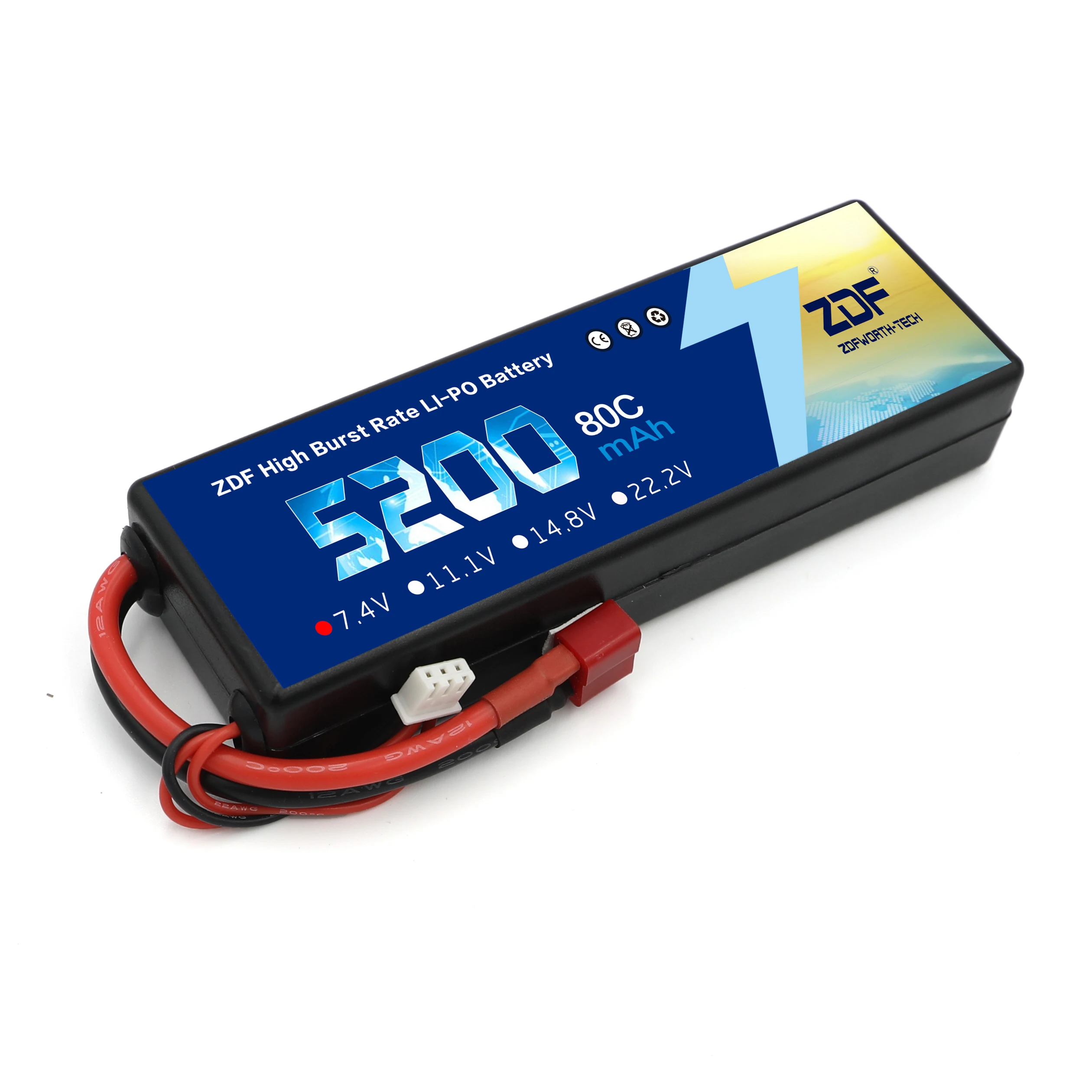 Лучшая качественная колючая проволока Lipo Батарея 7 4 V 11 1 14 8 5200 мА/ч 6200 мАч на