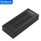 USB-разветвитель ORICO H1613, 16 портов, USB2.0, USB-порт, USB-хаб с адаптером питания 12 В, 2 А для Apple Macbook, ноутбуков, ПК и планшетов