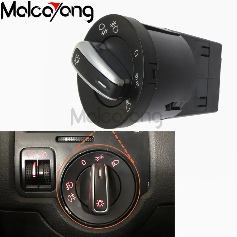 Хромированный переключатель управления фарой противотуманная фара для VW Golf MK4