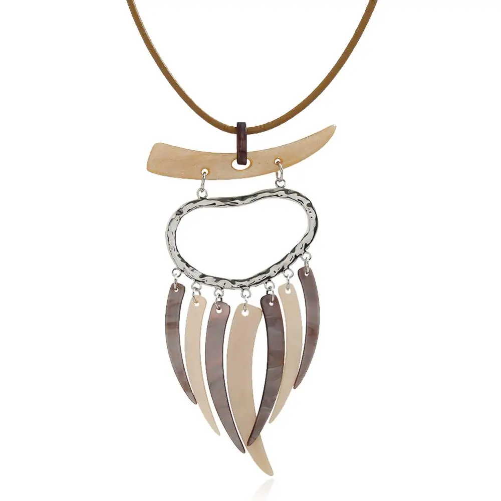 Этнический стиль акриловая имитация слоновой кости кисточкой Кожаный