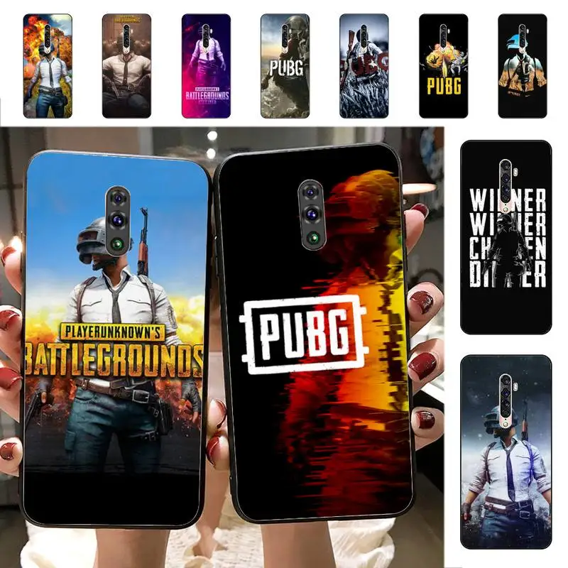 

pubg Phone Case for Vivo Y91C Y11 17 19 17 67 81 Oppo A9 2020 Realme c3