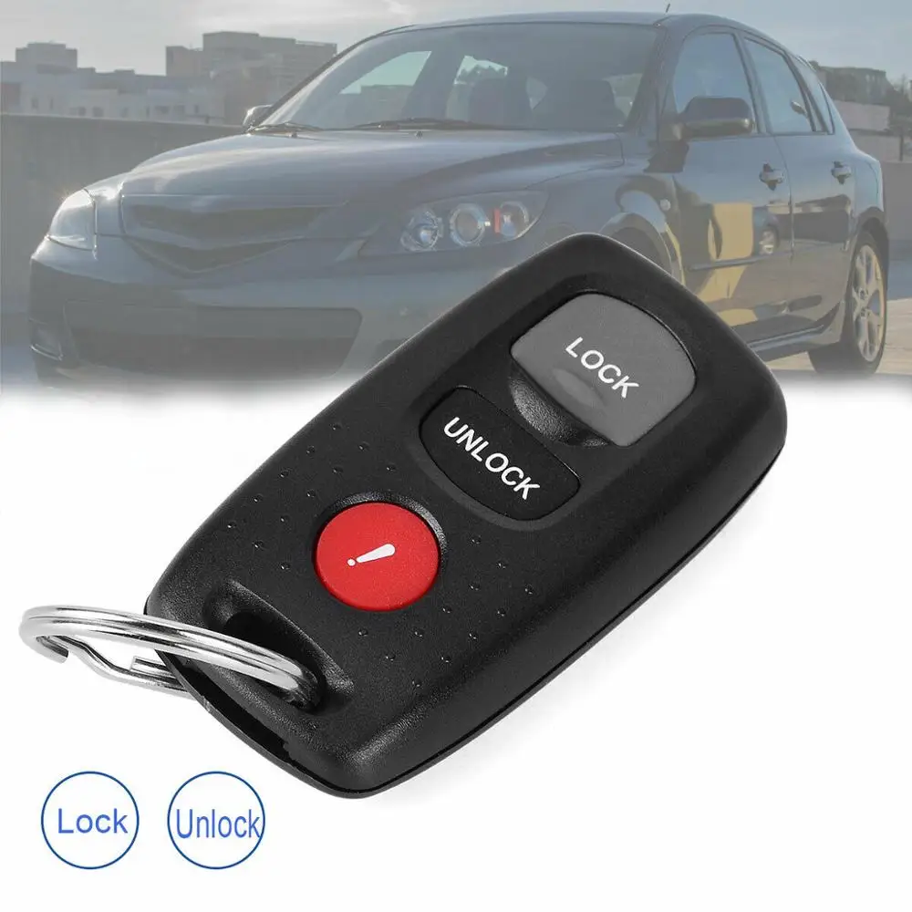 Автомобильный Дистанционный смарт-ключ Fob ЗАМЕНА для Mazda 3 -2007 2008 2009 БЕСКЛЮЧЕВОЙ