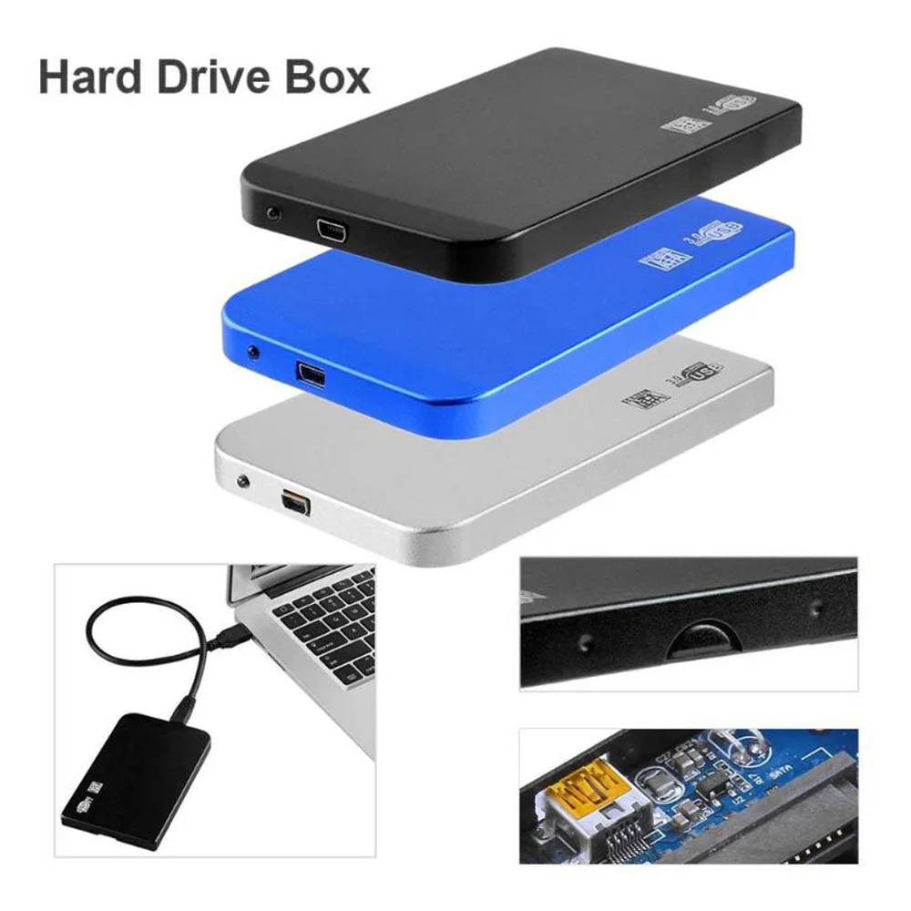 

2,5-дюймовый USB 3,0 SATA SSD HDD жесткий диск 5 Гбит/с ТБ USB3.0 SATA портативный чехол для жесткого диска 2,5 дюйма SATA/SSD твердотельный накопитель