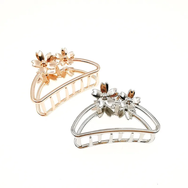 M MISM изысканный женский золотой серебряный металлический коготь для волос с