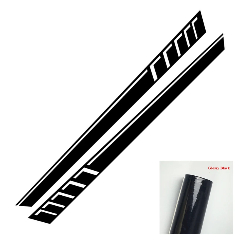 

2 шт., виниловые наклейки с полосками по бокам для автомобилей Mercedes V Class Vito Viano