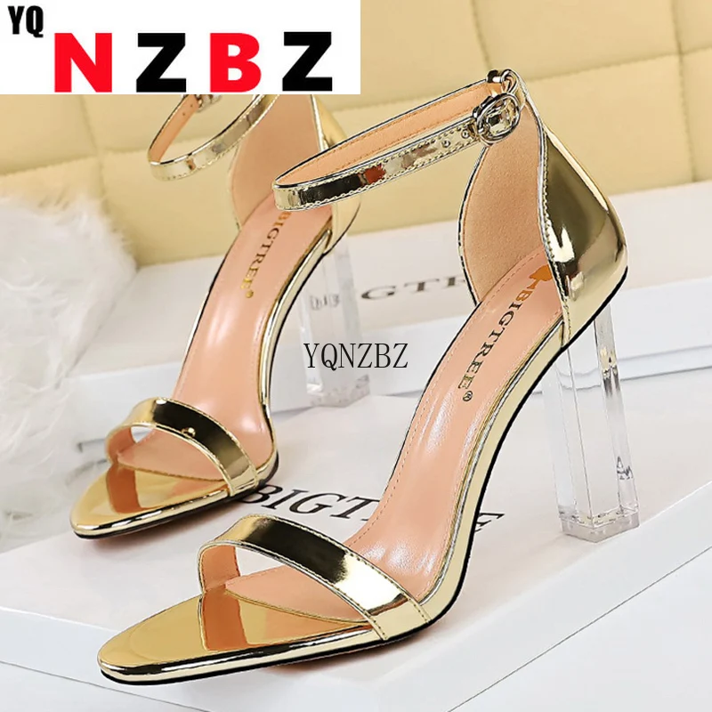 

Женские сандалии с открытым носком, на высоком каблуке 2022 см