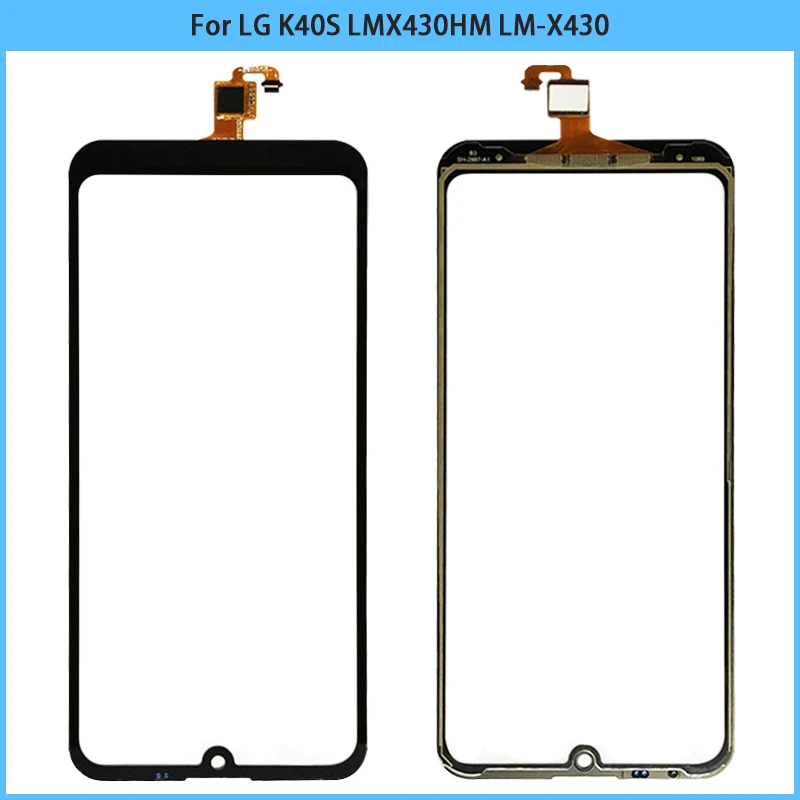 Panel digitalizador de pantalla t&aacute;ctil para LG K40S LMX430HM, LM-X430, cristal frontal, lente exterior, reemplazo K40S, 10 piezas, nuevo-0
