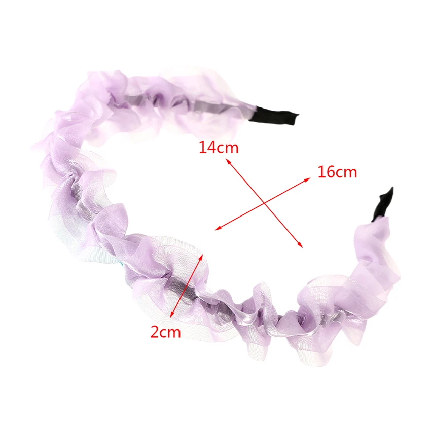 

Levao Yarn Pleated Headband For Women Solid Head Bezel Band Ruched Hairband Headbands Hair Hoop Hair Accessoriess