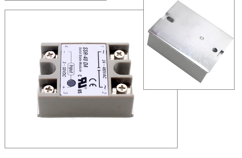 24 v-380 v 40a 250v Ssr-40da 3-32v Dc В Ac Ssr-40 Da Ssr мягкий пусковой модуль электромагнитного контактного реле твердотельное реле