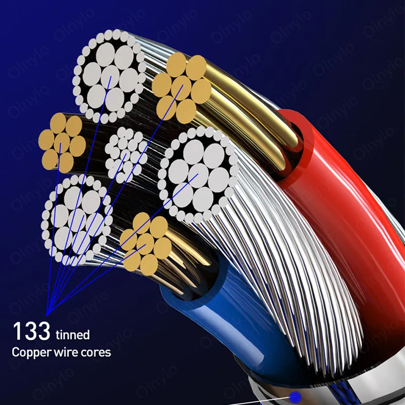 

0.5m/1m/2m 3A Type C USB Cable Data Sync Fast Charging Wire For Samsung Huawei Xiaomi Note Tablet Android USB Phone Cable