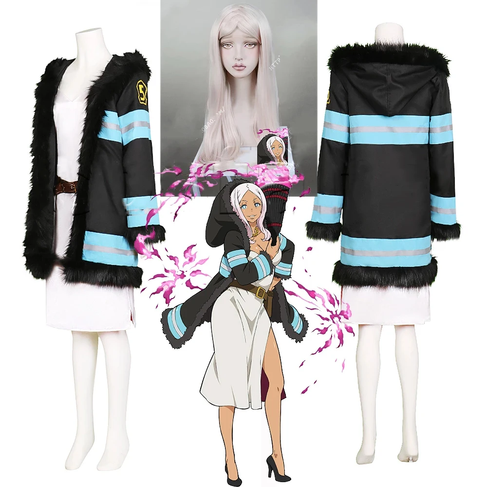 

Fire Force Enen No Shouboutai /Enn Enn no Shouboutai Princess Hibana Cosplay Costume Halloween for Women Men Unixsex Custom made