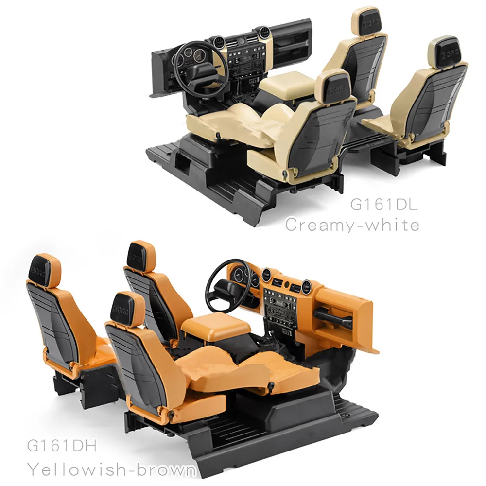 

High Simulation Cockpit Central Control Seat Interior Set DIY for 1/10 Traxxas TRX4 Defender RC Crawler Car Parts Accessories