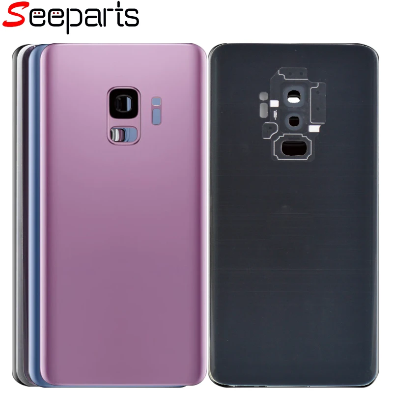Задняя крышка для SAMSUNG Galaxy S9 G960F/S9 Plus G965F задняя аккумулятора S9|Корпусы и рамки