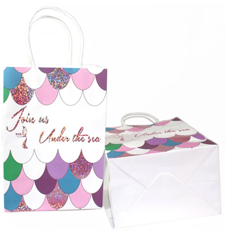 12 шт. бумажные подарочные пакеты для девочек|Подарочные сумки и упаковка| |