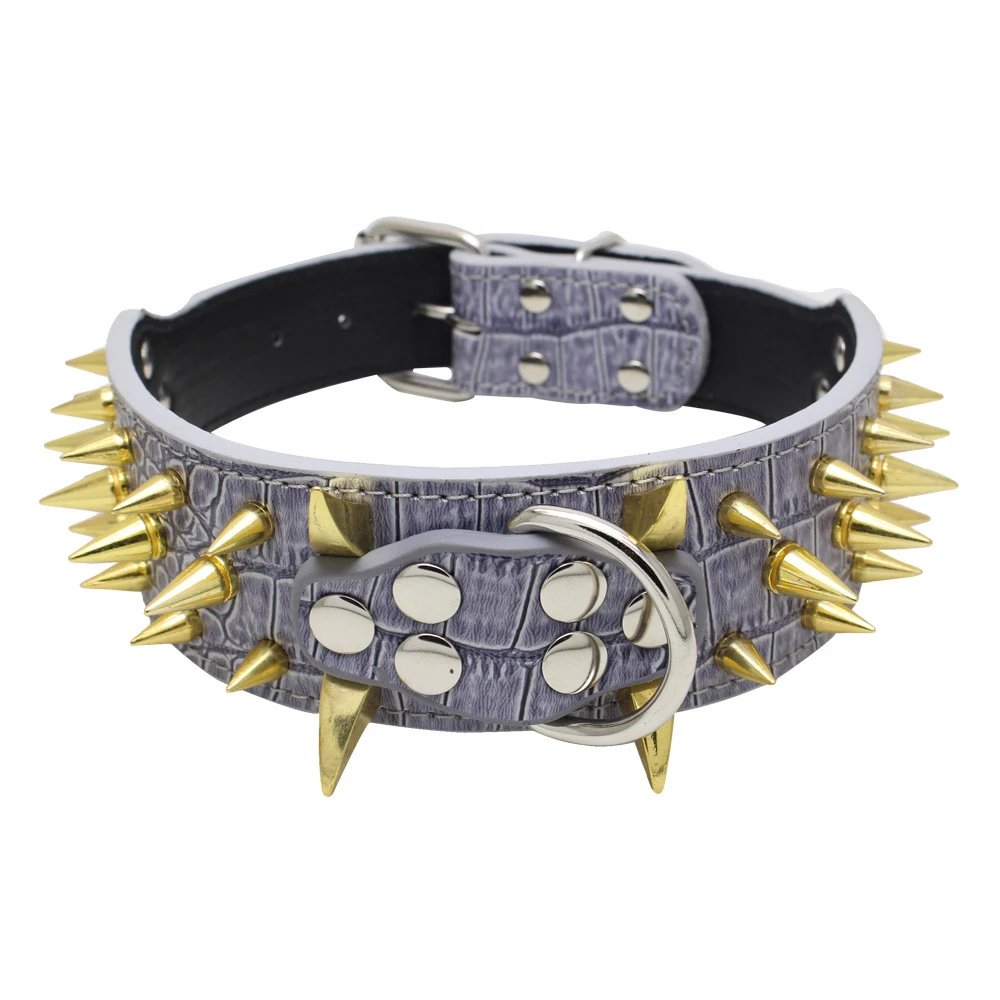 

Spiked Studded Small Large Cat Collar Rivet Accessory Hond Neck Strap For Kitten Necklace Leather PU Pitbull BullCat Pet