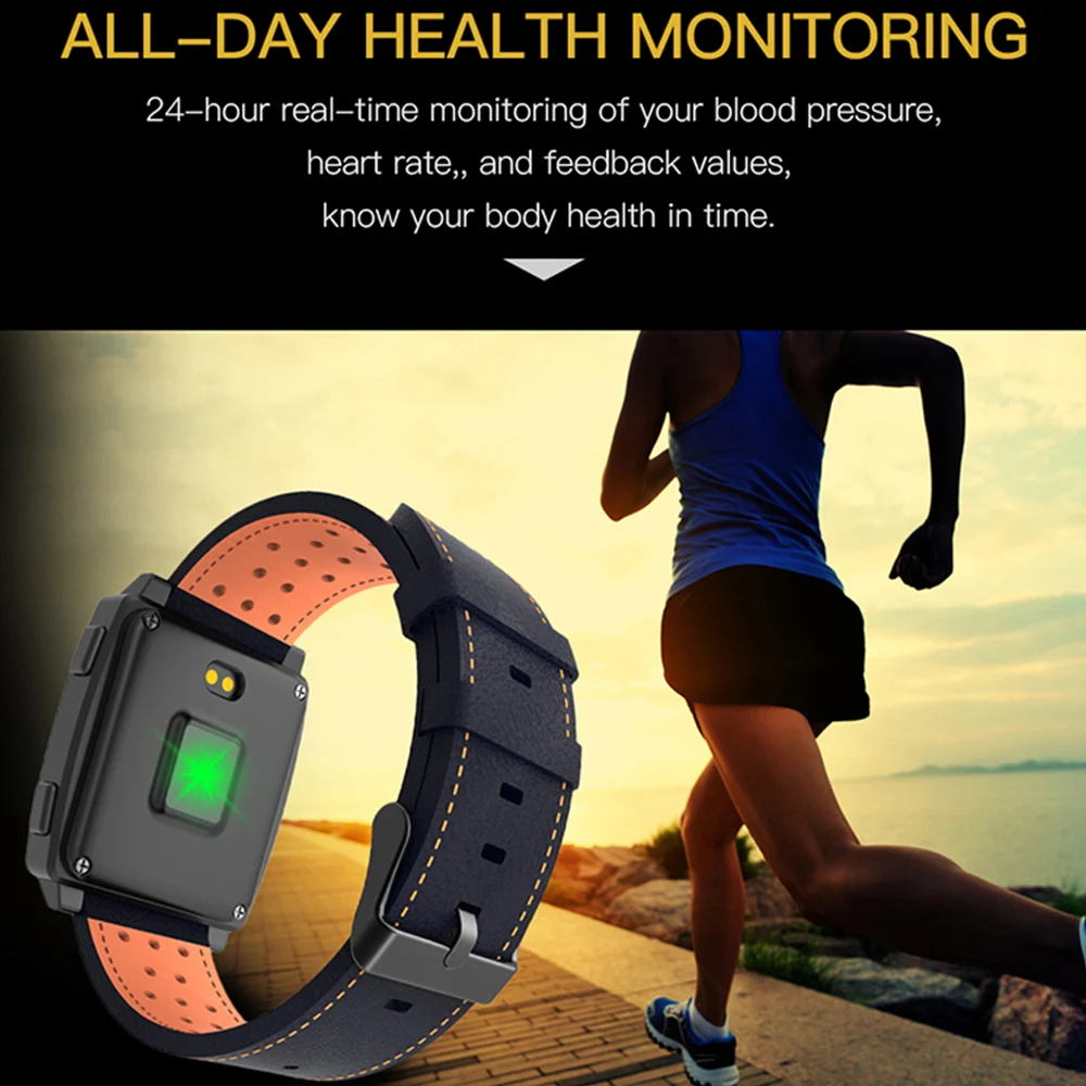 New CK22 Smart Watch Heart Rate Blood Pressure Sleep Tracker Sports Waterproof Women Men Bluetooth | Электроника