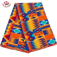bintarealwax 6 yardslot soft cotton fabric african wax print fabric colorful pattern batik material for party dress 24fs1402