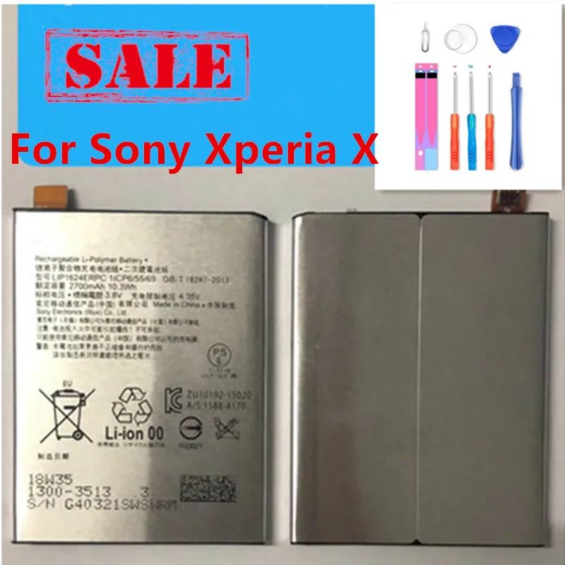 

new LIP1624ERPC 2700mAh Battery for Sony Xperia X Performance XP F8132 F8131 Batteries+free tools
