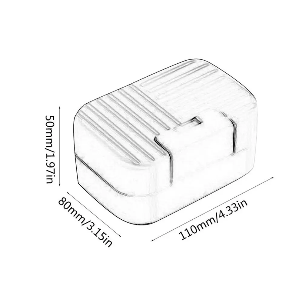 

Portable Plastic Drain Layer Travel Washing Soap Box with Lid Seal Leak-proof Dish Case Non-slip Soap Case