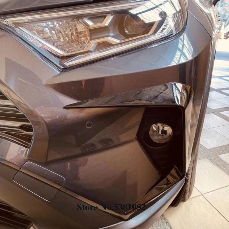 Для Toyota RAV4 2019 2020 аксессуары ABS Хром Передняя противотуманная Панель рамка крышка