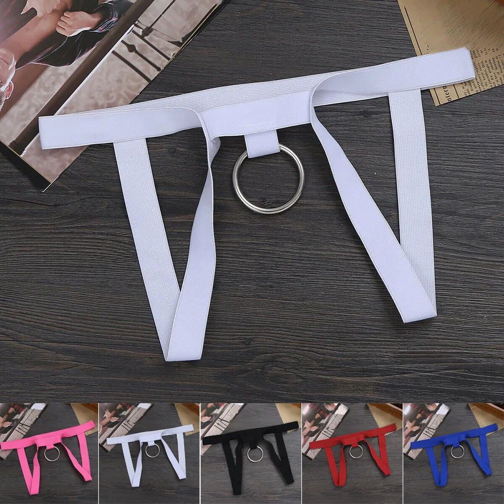 

Hot Sale Comfortable Breathable Sexy Underwear Mens G-String Jockstrap Hollow Pouch Underwear Nylon Thongs