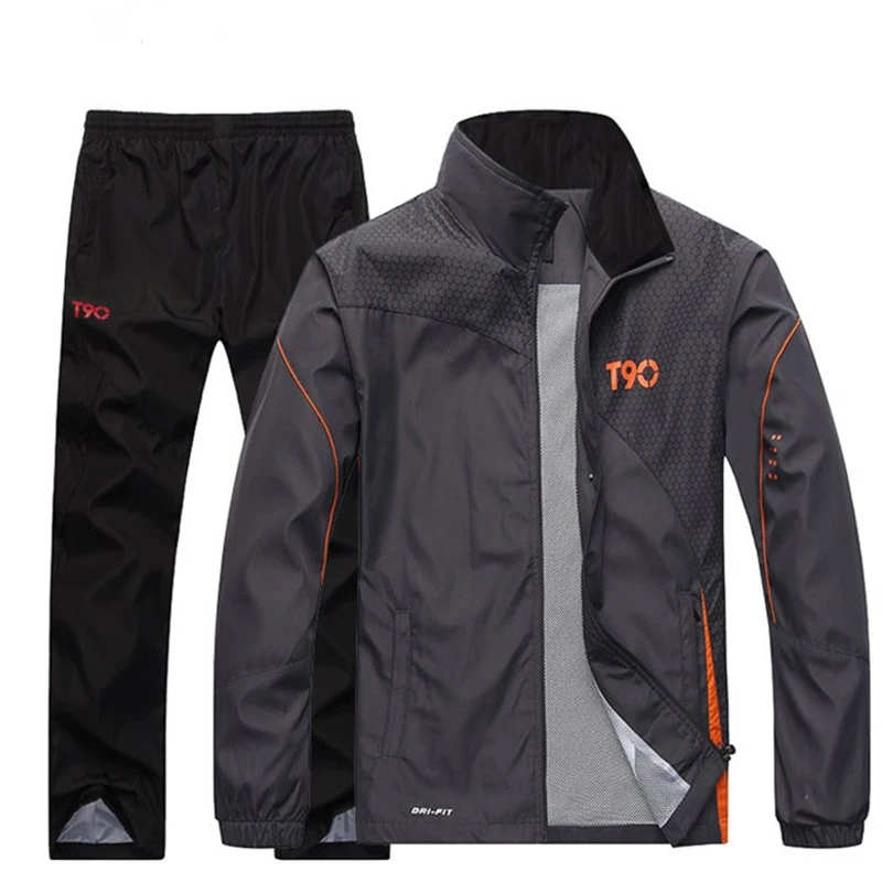 Спортивная одежда мужские комплекты уличная модная Повседневная тонкая верхняя