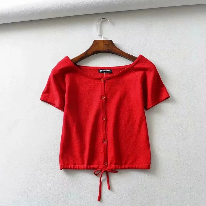 Укороченный топ женские блузки Винтажные Футболки с графическим рисунком