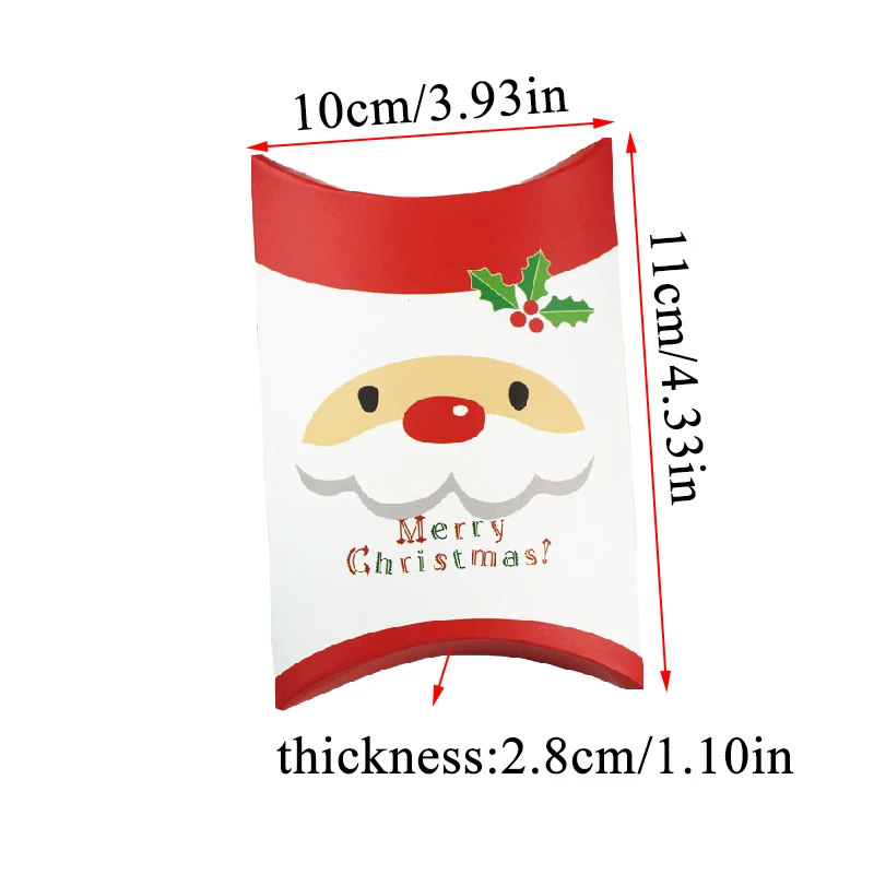 1 шт. подарочные коробки с оленем Санта Клаусом Рождеством конфетами упаковочные
