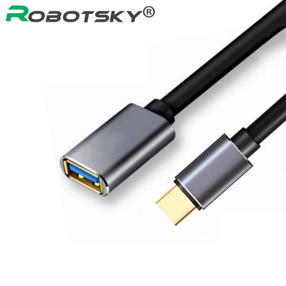 Металлический кабель для передачи данных OTG USB C Тип штекер 3 0 удлинитель Samsung S10
