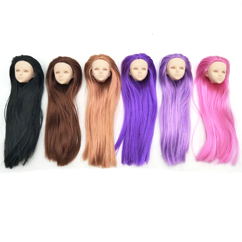 Мягкая пластиковая голова для макияжа для куклы 11.5" Dollhouse 1/6 BJD Practicing Without Eye Kids Toy on