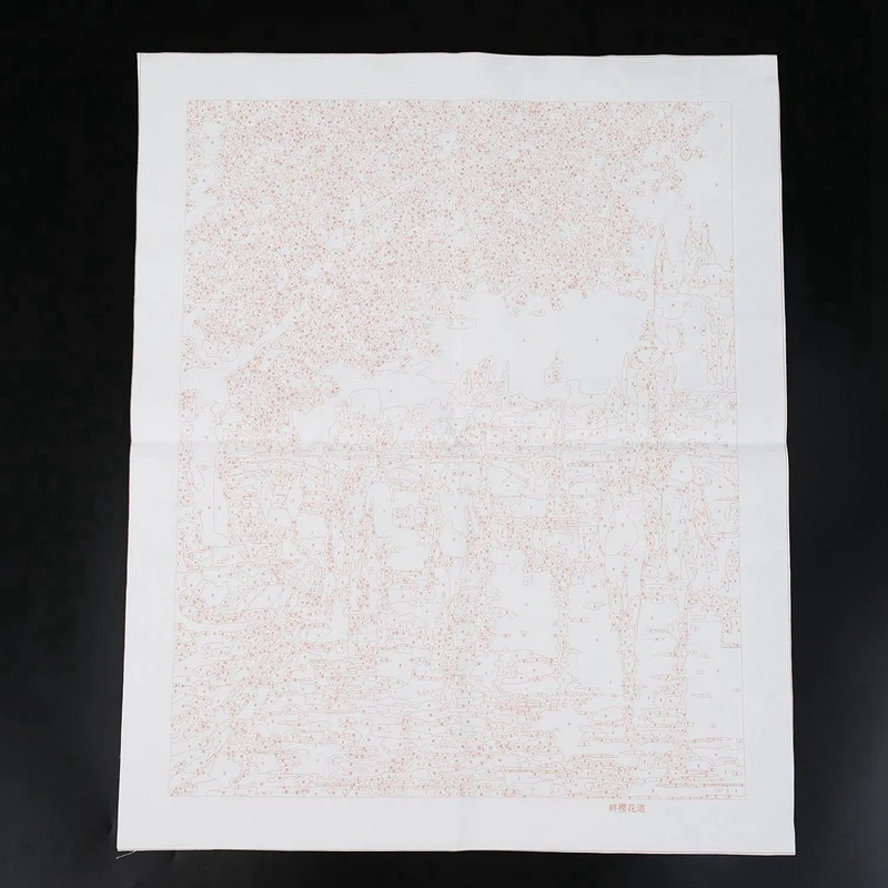 2 набора DIY масляной краски ing Paint по номеру Kit-Рисование с кистями краска 16X20 дюймов