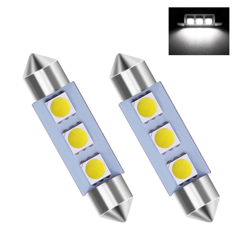 100 шт. C5W светильник льная лампочка для внутреннего освещения автомобиля