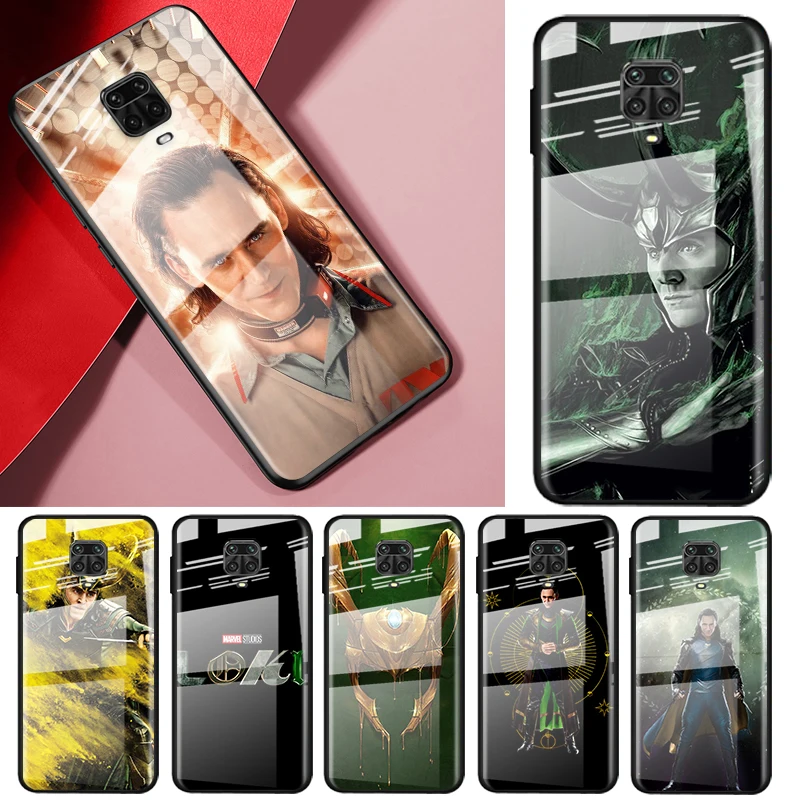 

Tempered Glass Cover Avenger Loki For Xiaomi Redmi Note 10 10S 9T 9S 9 8T 8 7 Pro Max Shockproof Phone Case