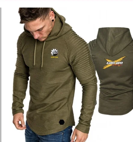 

Men hoodies winter Sweatshirt autumn thick warm fashion Casual Trendy Streetwear Pullover Tracksuit BRP can-am team print HoodiR