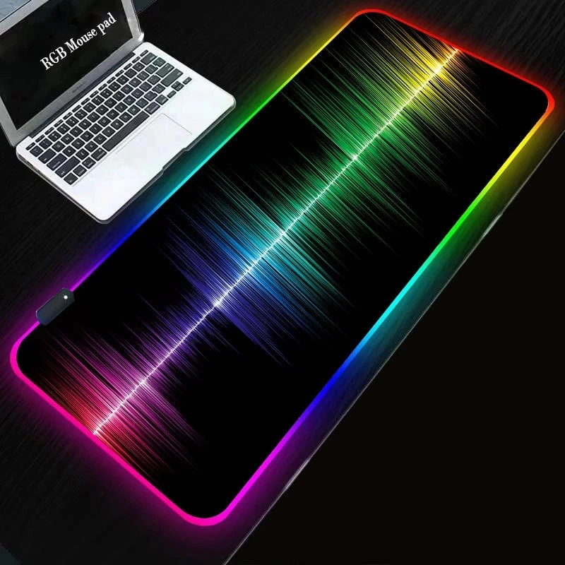 

LED Light Desk Mat xxl Computer Mousepad world map 80x30 90x40cm Backlight Keyboard Cover Keyboard Mause Gaming Mouse Pad RGB