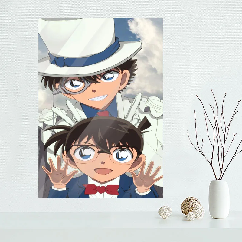 

Detective Conan Poster Home Decoration Fashion Silk Canvas Fabric Wall Custom Poster Print More Size 40x60cm,50x75cm,60x90cm