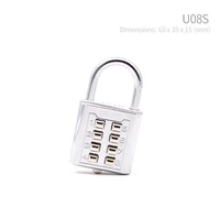 100pcs 8 digit combination number lock blind lock padlock luggage zipper bag backpack handbag suitcase drawer durable locks