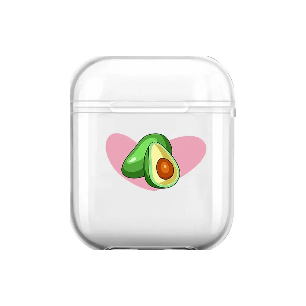 

Avocado baby family Soft Silicone Cases For Airpods 1/2 Protective Bluetooth Wireless Earphone Cover For Air Pods Charging Box