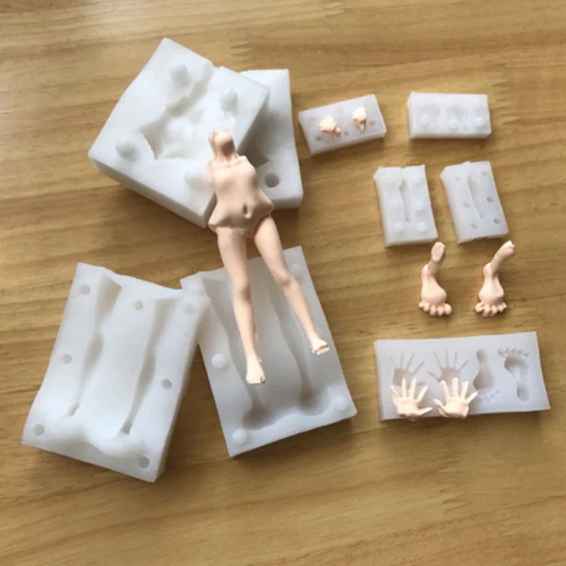 Baby Doll формы в виде тела инструменты для украшения тортов из мастики силиконовая