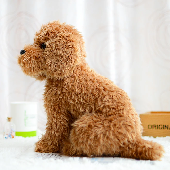 Мягкие животные кукла собака плюшевая Тедди игрушки коричневый моделирование