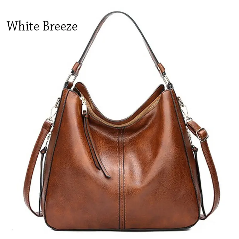 

2021 Vintage Women Shoulder Crossbody Bag Female Brand Casual Big Totes High Quality PU Leather Ladies Hobo Messenger Bag Sac