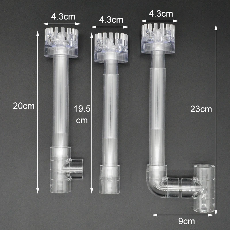 Аквариумный скиммер акриловая трубка для лилии вращающаяся поверхность