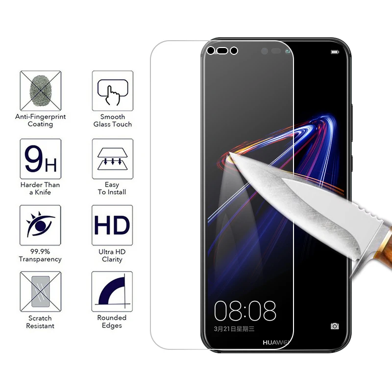 HD полное покрытие из закаленного стекла для huawei P20 Lite Pro Ультра тонкий защитный