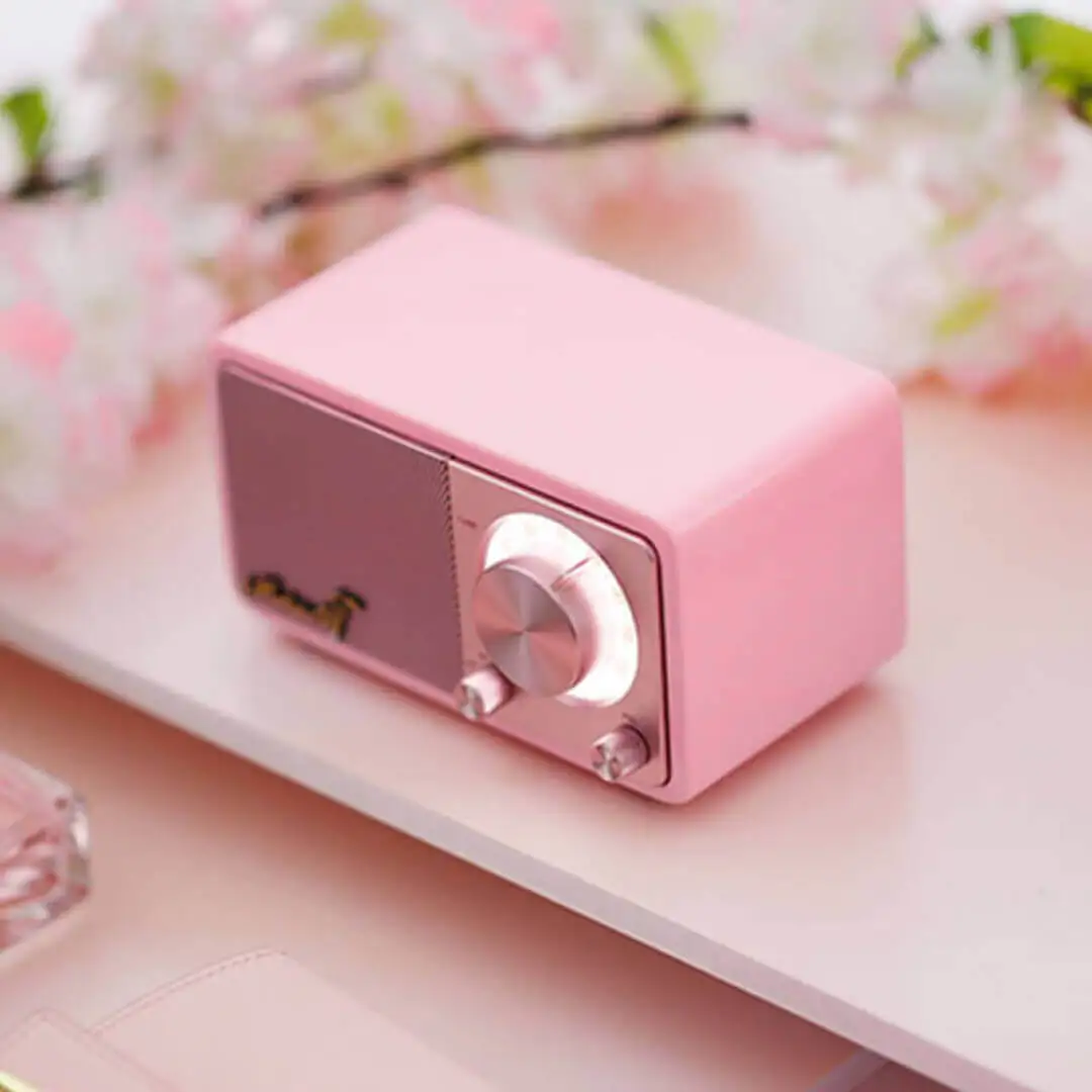 Xiaomi Youpin Bluetooth динамик Ретро беспроводной динамик с fm-радио портативный динамик мини беспроводной Bluetooth динамик