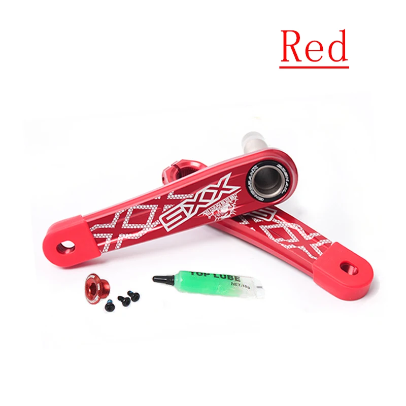 crank red BDSNAIL узкая широкая цепь MTB GXP 170 мм Кривошип дорожный велосипед горный велосипед 34-40T Fit GXP XX1 X9 XO X01 шатун Смещение 1 мм - Цвет: crank red