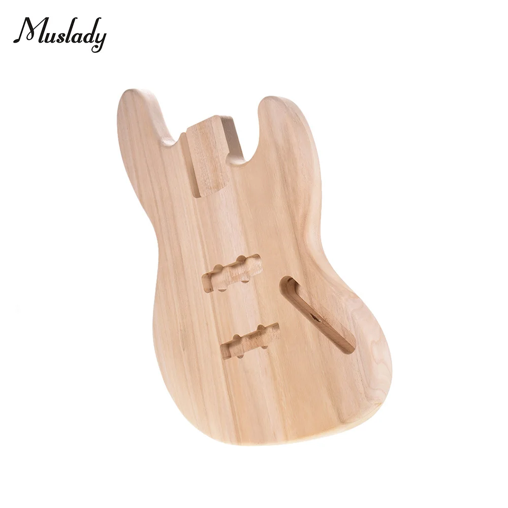Muslady JB T02 незавершенный гитарный корпус Platane древесины пустой гитары для Стиль