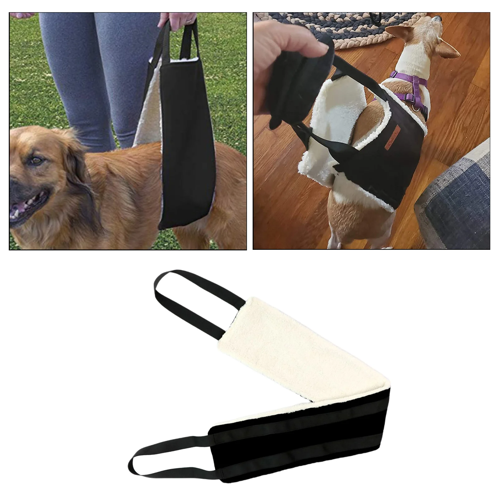 Мягкая повязка для подтяжки собак поддержки спины и бедер домашних животных
