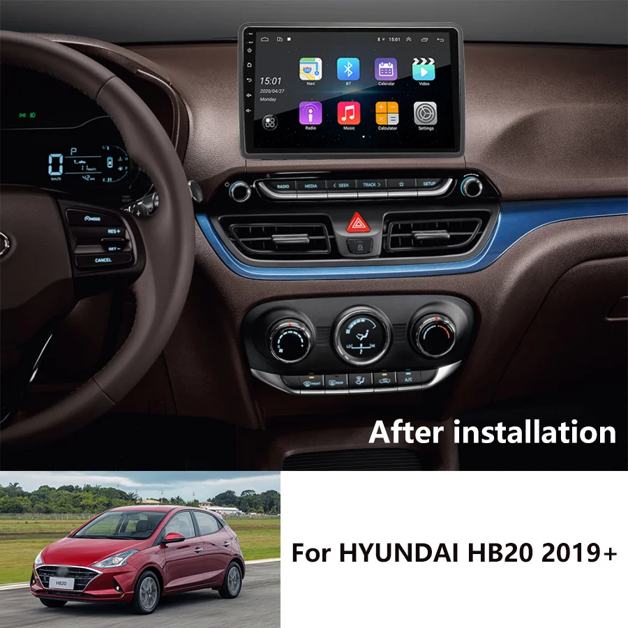 Автомобильный Gps-навигатор на Android 11 экран для Hyundai HB20 2019 2020 автомобильное радио