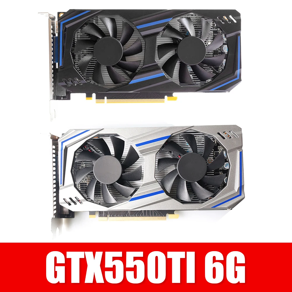 Графическая карта NVIDIA GTX550Ti 1/2/3/4/6 ГБ GDDR5 PCI-Express 2 0 игровая графическая с