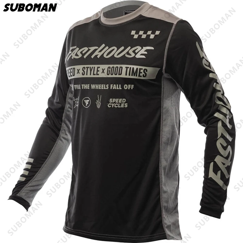 Спортивная футболка для горного велосипеда с длинным рукавом | Спорт и